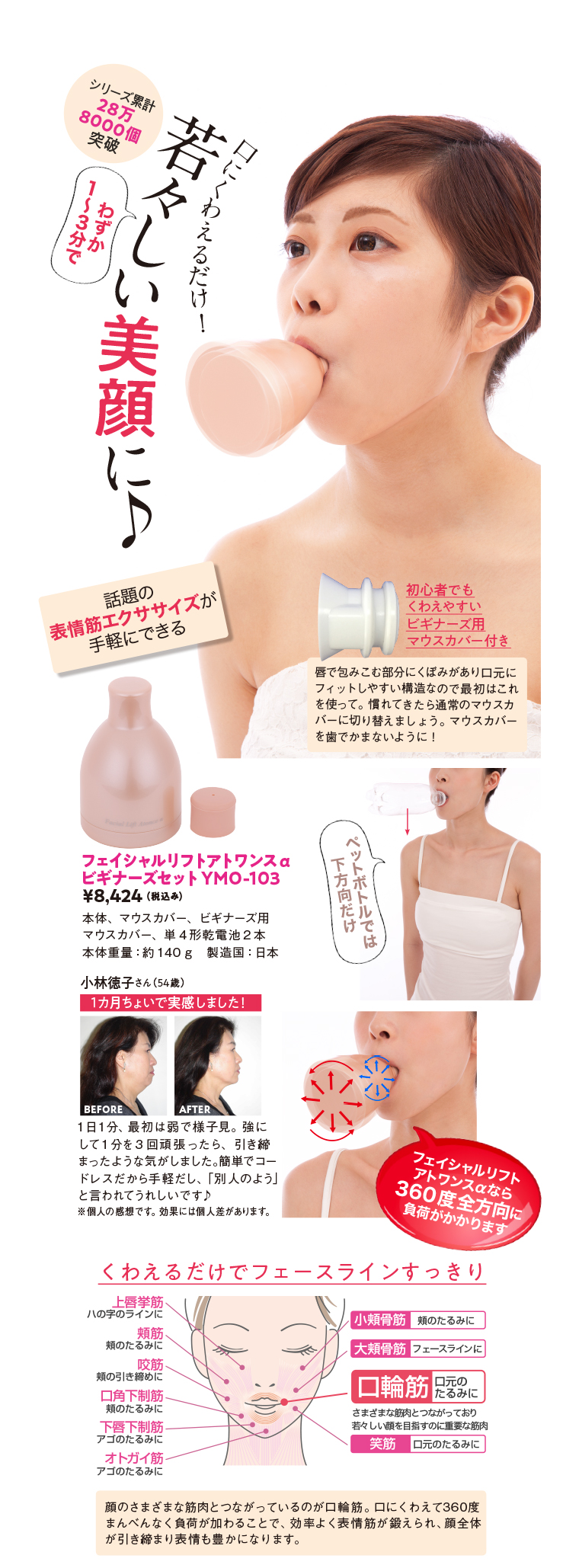 フェイシャルリフトアトワンスα