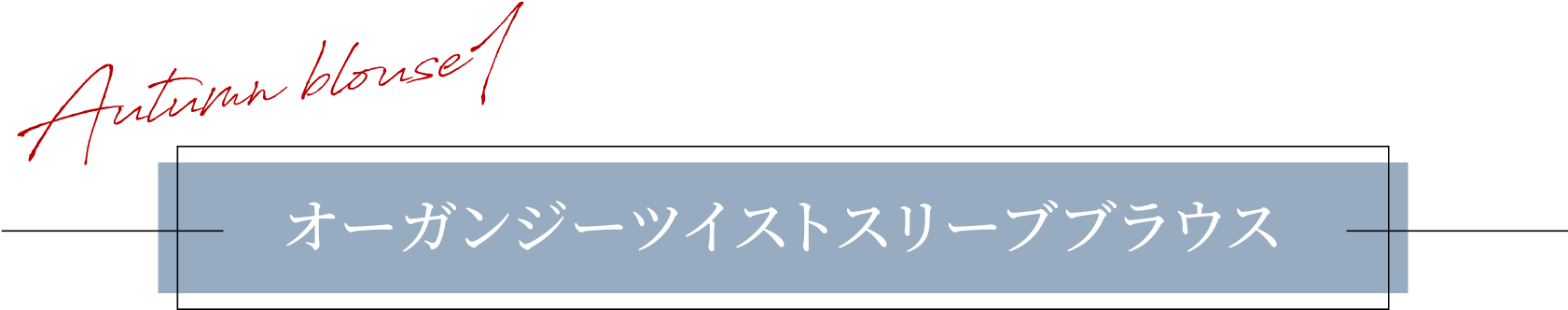 オーガンジーツイストスリーブブラウス