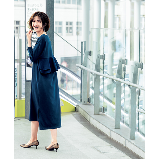 優待価格 Secret Trophy 異素材フリルワンピース Kobunsha Select Shop 優待価格 Secret Trophy 異素材フリルワンピース