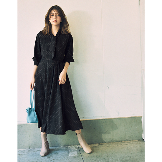 Ezick ドット柄3wayワンピース Kobunsha Select Shop Ezick ドット柄3wayワンピース