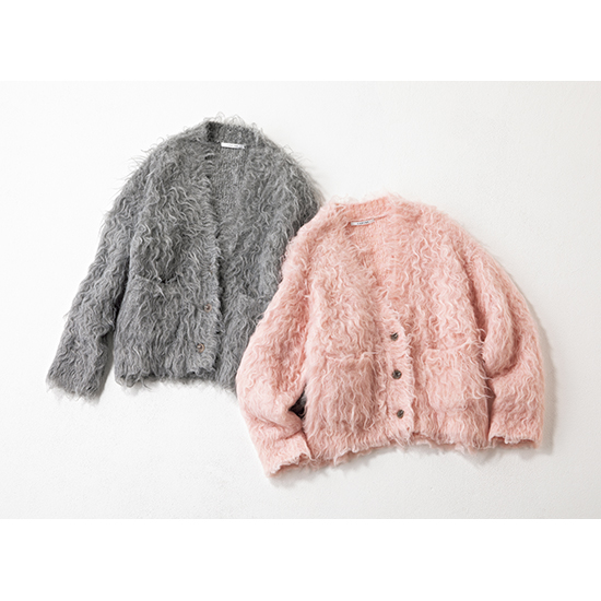 CADUNE カデュネ　シャギーニットカーディガン　もふもふ CADUNE（カデュネ）の「もふもふカーデ（ニット/セーター）」 - WEAR