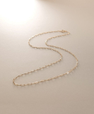 "K10プリムケーブルチェーン ネックレス（43cm）"