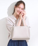 "【軽量/2WAY】ふわっと軽い ミドルサイズ トートバッグ"