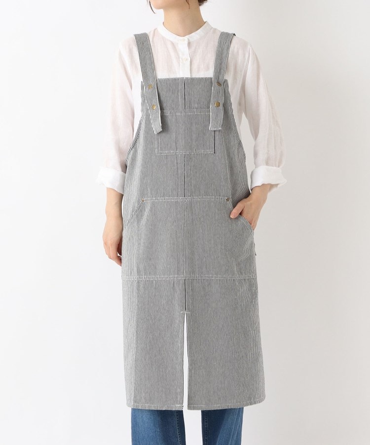 【未使用】Ralph Lauren フレッシュボンドエプロン　　ヒッコリー ヒッコリーストライプエプロン L BK ＜212Kオリジナル＞ | KOBUNSHA