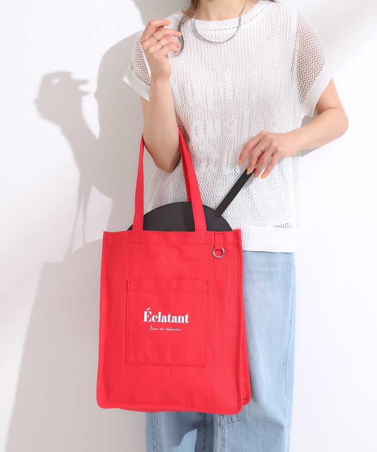 ラッキーカラー/推し活にも】うちわも入るキャンバストート