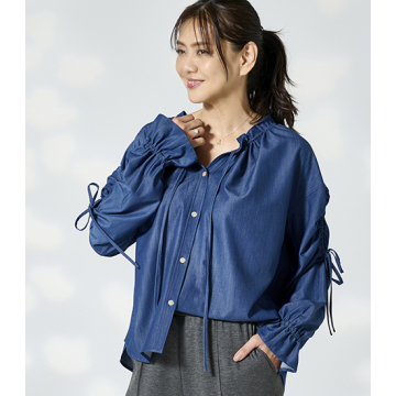 "[Muel Chic]ダリソフトデニムシャツ"