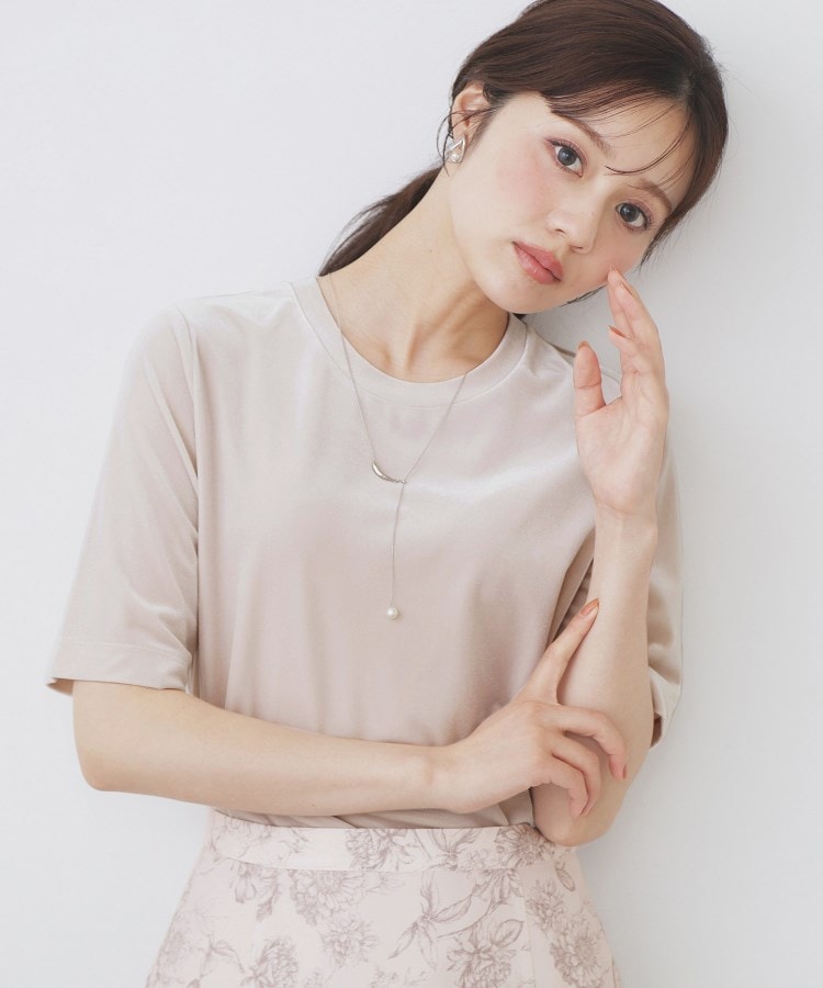 ベロアボクシーTシャツ【洗濯機洗い可】
