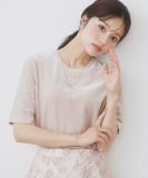 ベロアボクシーTシャツ【洗濯機可】