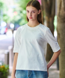 バックブリーズテック五分丈Tシャツ