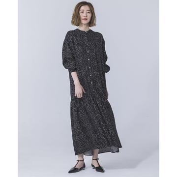 [Limue]【洗える】ドットワンピース
