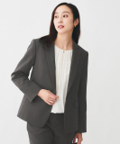 "【通勤スーツ/オフィス】ドライメランジ テーラードジャケット"