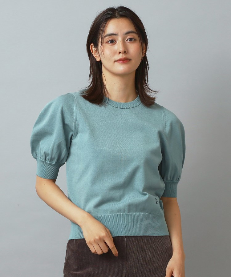 パフスリーブニット