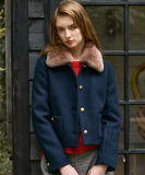 "【otonaMUSE 11月号掲載】2WAYファーカラーメルトンジャケット"