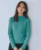 【石川梨華さん着用】クロップドミニケーブルニット【毛玉軽減／洗える】