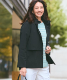 【すっきり見え／フード取り外し可／通勤におすすめ◎】ライティアウター