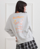 アニマルプリント裏毛プルオーバー