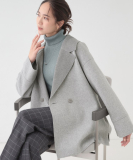 "【S-LL】大人のこなれ感 テーラード風ジャケット"