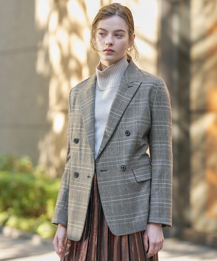 【otonaMUSE 11月号掲載】サキソニーグレンチェックジャケット