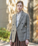 "【otonaMUSE 11月号掲載】サキソニーグレンチェックジャケット"