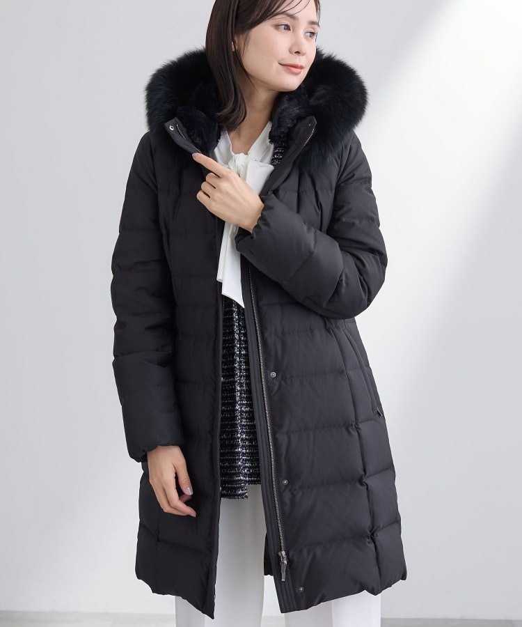 【名品／撥水／抗菌防臭】ロング丈リサイクルダウンコート