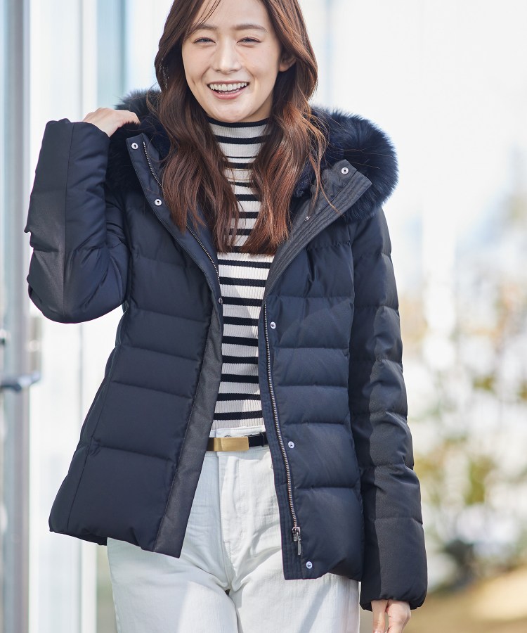 【名品／撥水／抗菌防臭】ショート丈リサイクルダウンコート