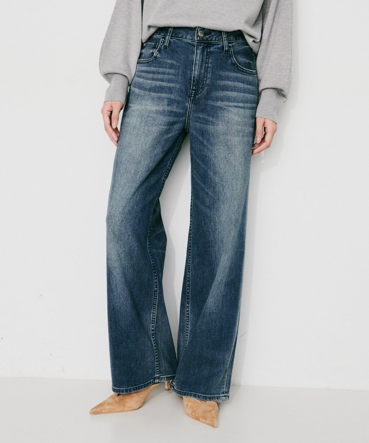 【 Healthy DENIM 】別注 Pink Pepper ワイドストレートデニム