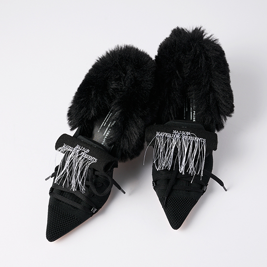 [MAISON MAVERICK PRESENTS]Furry Heel Pumps