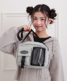 ラインメッシュショルダーバッグ