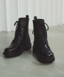 【生活防水】厚底タンクソールレースアップブーツ