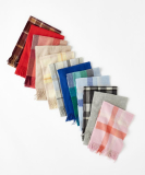 ウール100％マフラー【12col/洗える】