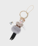 マダム・ルル／ファー付きおしゃれマダムチャーム