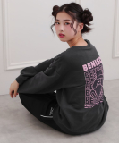 バケハくまちゃん裏毛トレーナー