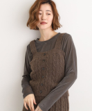 【SETITEM】ケーブルニットビスチェ