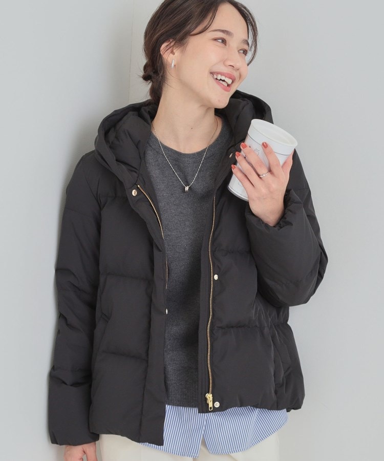 【撥水/洗える】ショートフーディーダウン