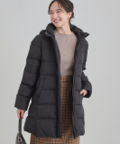 "【洗濯機可/S-LL】フェイクファーフード ロングダウン【CIRCRIC】"