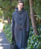 Superfineリサイクルメルトンダッフルコート