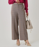 【手洗い可】ストレートワイドパンツ