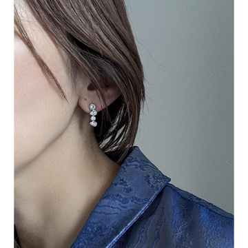 "[pono]zirconia stick ピアス"