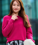 【手洗い可／日本製／ホールガーメント】ラメ混ドルマンニットトップス