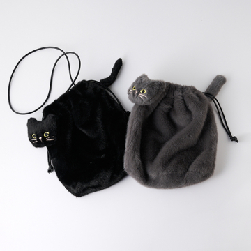[WOVEN]CAT 2WAYファーバッグ