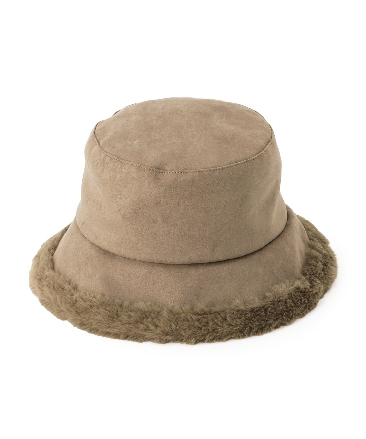 ムートン風バケットハット