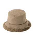 ムートン風バケットハット