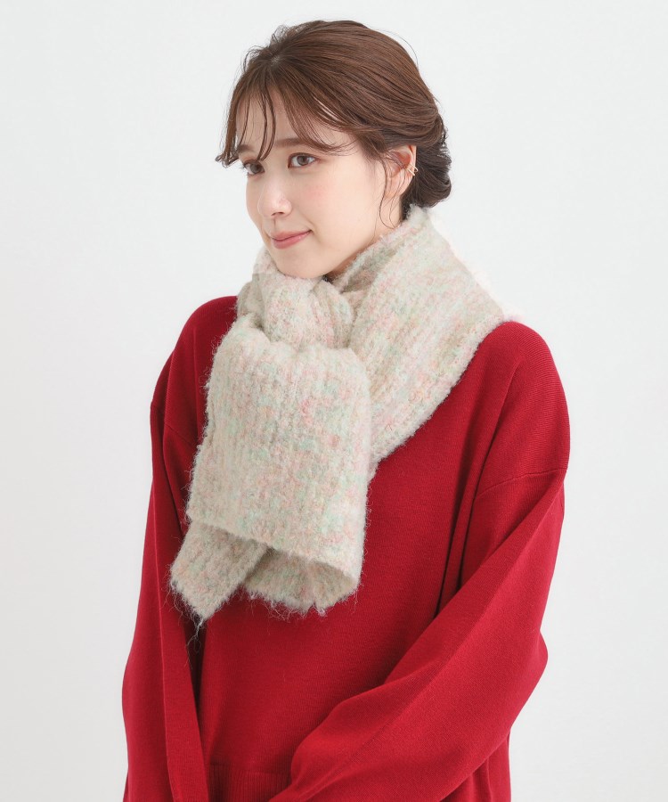 Dog Hot　ウール混紡マフラー Dog Hot ウール混紡マフラー Dog Hot ウール混紡マフラー 楽天