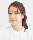 【セレモニー】パヴェ＆パール調ショートネックレス