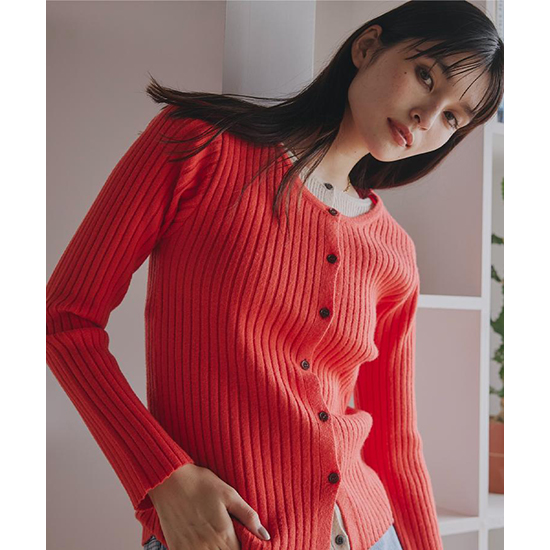 【アンチピリング/静電気防止/洗える】ヘンリーレイヤードニット