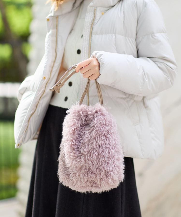 プードル巾着チェーンショルダー