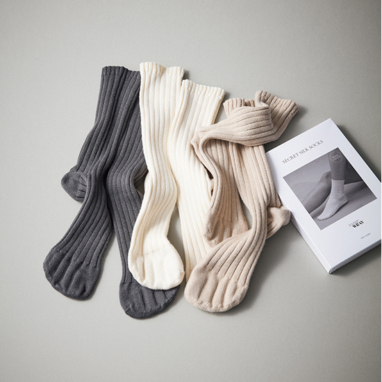 [WRAY]プレミアムウールシークレットソックス