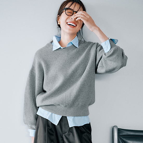 [組曲]テディニットスウェットプルオーバー