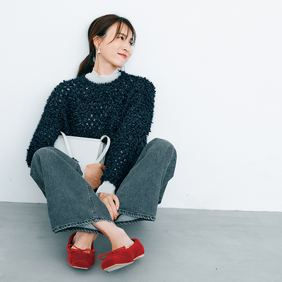 [BLANC]シャインニット 