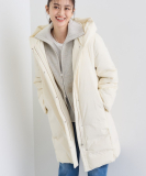 "【撥水／洗える】ステッチレス ロングダウンコート"